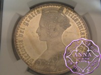 Great Britain 1847 Victoria Gothic Crown NGC MS61