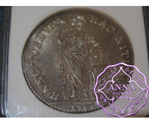 Netherlands 1764 West Friesland Provincial 3 Gulden (60 Stuiver) NGC MS64
