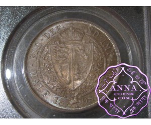 Great Britain 1898 Victoria Halfcrown PCGS MS65