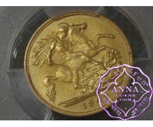 Great Britain 1902 Edward VII Matte Proof Gold Half Sovereign PCGS PR63