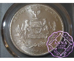 Biafra 1969 silver 1 Pound PCGS MS65