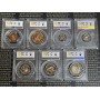 NZ 1965 Specimen 7 Coins Full Set PCGS SP67-68