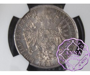 Austria 1878 Franz Joseph I Florins NGC MS64