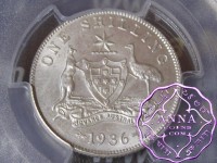 Australia 1936 Shilling PCGS MS64