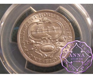 Australia 1927 Parliament House Florin PCGS MS64