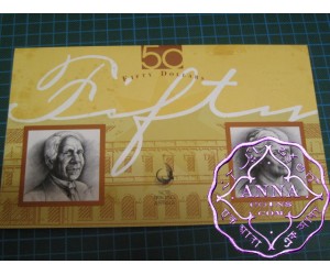 1995 $50 AA95 & FAB NPA Two Banknotes Folder