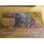 1995 $50 AA95 & FAB NPA Two Banknotes Folder 1995 $50 AA95 & FAB NPA Two Banknotes Folder