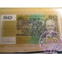 1995 $50 AA95 & FAB NPA Two Banknotes Folder 1995 $50 AA95 & FAB NPA Two Banknotes Folder