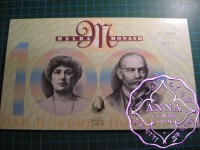 1996 $100 AA96 & ZLD NPA Two Banknotes Folder
