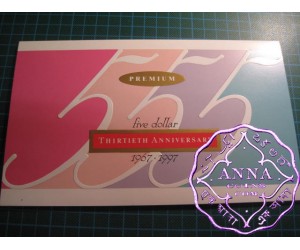 1997 $5 30th Anniversary NPA Red Serials Premium Folder