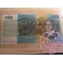 1993 $10  First & Last NPA Two Banknotes Folder