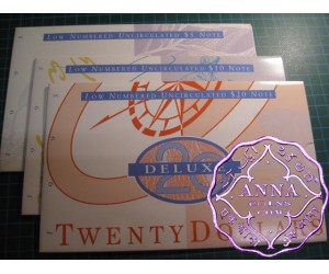 1995 $5 $10 $20 AA95 NPA Deluxe Set