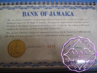Jamaica 1977 Star 4 Note Set  UNC