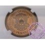 New Guinea 1936 British Territory George V Penny NGC MS63RB