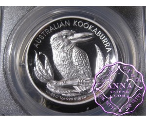 Australia 2012-P Silver Proof Kookaburra High Relief PCGS PF70DCAM Deep Ultra Cameo