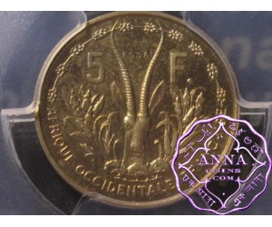 Togo 1956 French Colony Essai Specimen 5 Fr PCGS SP64