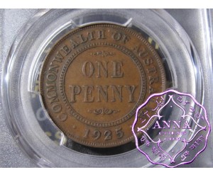 Australia 1925 Penny PCGS XF40