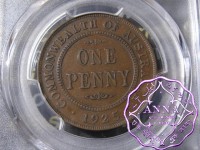 Australia 1925 Penny PCGS XF45