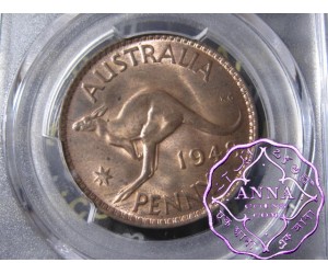Australia 1948 M Penny PCGS MS63RB