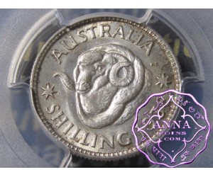 Australia 1938 Shilling PCGS MS63