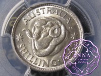 Australia 1942 Shilling PCGS MS63