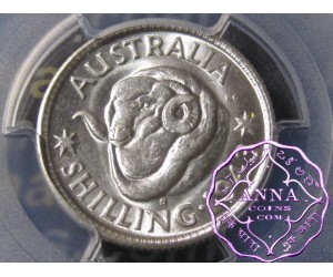 Australia 1943 S Shilling PCGS MS63