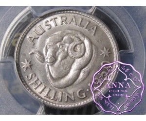 Australia 1950 Shilling PCGS MS63