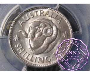 Australia 1953 Shilling PCGS MS63