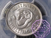 Australia 1957 Shilling PCGS MS64