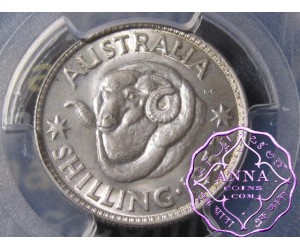 Australia 1957 Shilling PCGS MS64