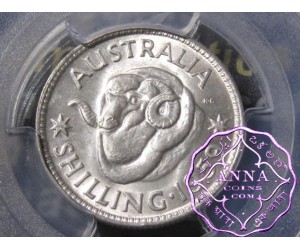 Australia 1959 Shilling PCGS MS64