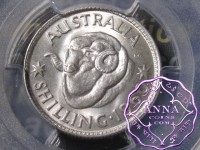 Australia 1960 Shilling PCGS MS64