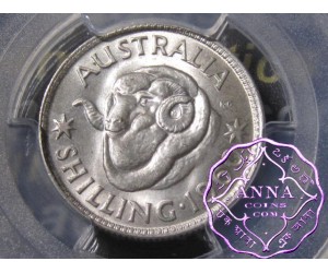 Australia 1960 Shilling PCGS MS64