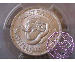 Australia 1952 Shilling PCGS MS62