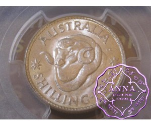 Australia 1952 Shilling PCGS MS63