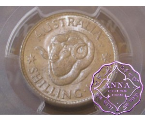 Australia 1952 Shilling PCGS MS63+