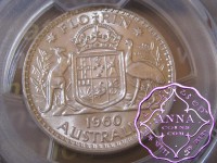 Australia 1960 Florin PCGS MS64
