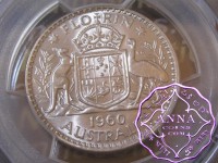 Australia 1960 Florin PCGS MS65
