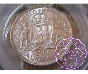 Australia 1960 Florin PCGS MS65