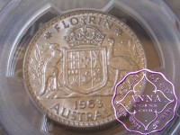 Australia 1963 Florin PCGS MS64+