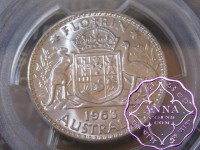 Australia 1963 Florin PCGS MS65
