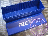 PCGS Blue Slab Coins Storage Plastic Box used X 1
