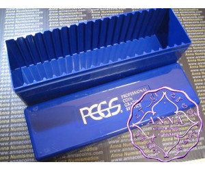 PCGS Blue Slab Coins Storage Plastic Box used X 1