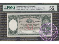 1933 R28 One Pound Riddle/Sheehan PMG55
