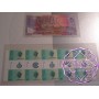 1996 $5 NPA 30 Years of decimal currency banknote and pane of 10 stamps