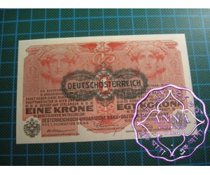 Austria 1916 Krone Pick#20 aUNC