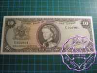 Trinidad and Tobago 1964 $10 P.28c UNC