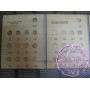 NZ Halfpenny,Penny,3d,6d,Silling,Florin,Half Crown Date Set in Album, Total 201 Coins