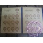 NZ Halfpenny,Penny,3d,6d,Silling,Florin,Half Crown Date Set in Album, Total 201 Coins
