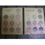 NZ Halfpenny,Penny,3d,6d,Silling,Florin,Half Crown Date Set in Album, Total 201 Coins